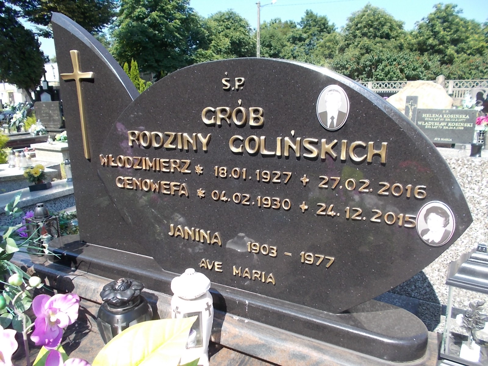 Genowefa Golińska 1930 Zduńska Wola parafia - Grobonet - Wyszukiwarka osób pochowanych