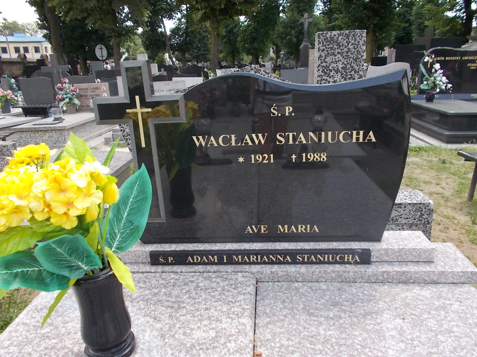 Adam Staniucha Zduńska Wola parafia - Grobonet - Wyszukiwarka osób pochowanych