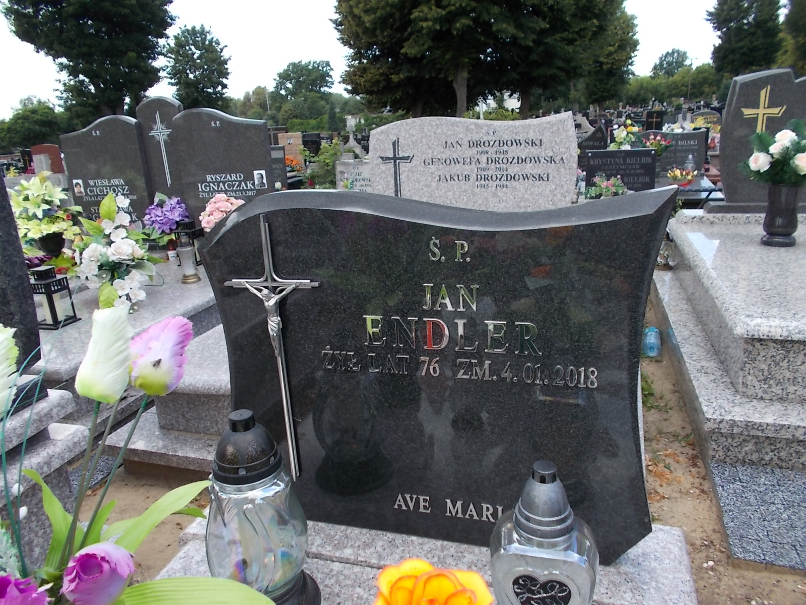 Jan Endler Zduńska Wola parafia - Grobonet - Wyszukiwarka osób pochowanych