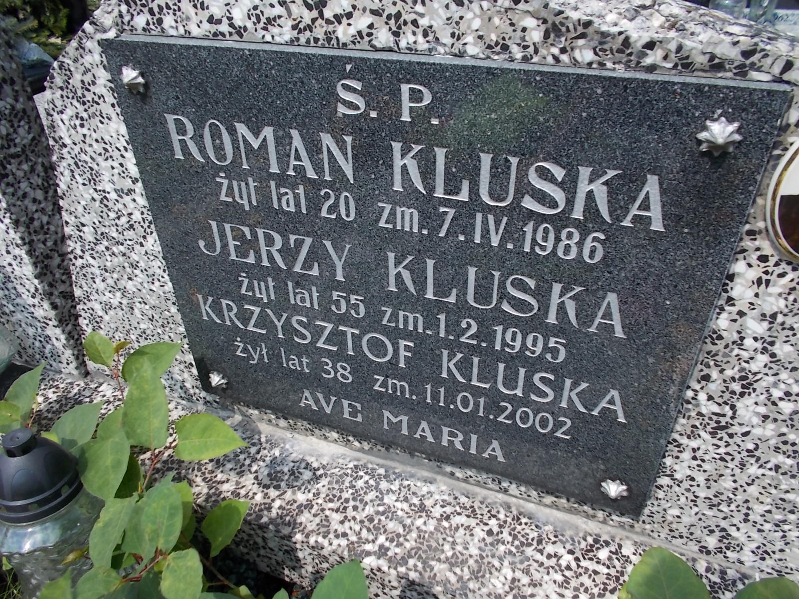 Krzysztof Kluska Zduńska Wola parafia - Grobonet - Wyszukiwarka osób pochowanych