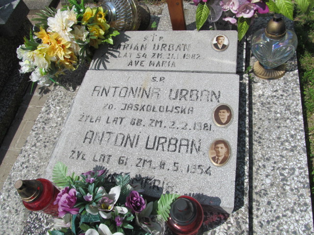 Marian Urban Zduńska Wola parafia - Grobonet - Wyszukiwarka osób pochowanych