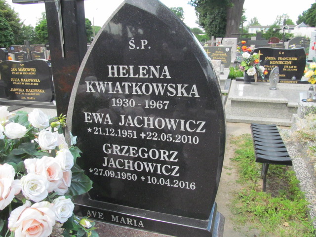 Grzegorz Jachowicz 1950 Zduńska Wola parafia - Grobonet - Wyszukiwarka osób pochowanych