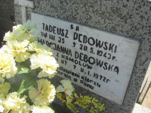 Marcjanna Dębowska Zduńska Wola parafia - Grobonet - Wyszukiwarka osób pochowanych