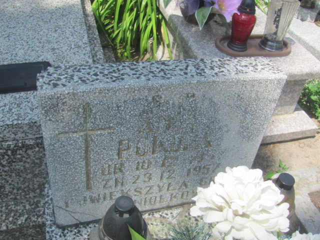 Anna Pokora 1957 Zduńska Wola parafia - Grobonet - Wyszukiwarka osób pochowanych