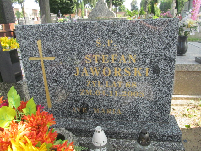 Stefan Jaworski Zduńska Wola parafia - Grobonet - Wyszukiwarka osób pochowanych