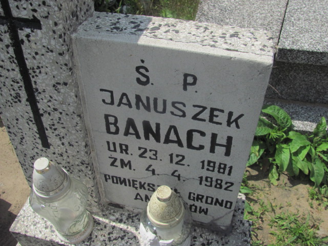 Janusz Banach 1981 Zduńska Wola parafia - Grobonet - Wyszukiwarka osób pochowanych