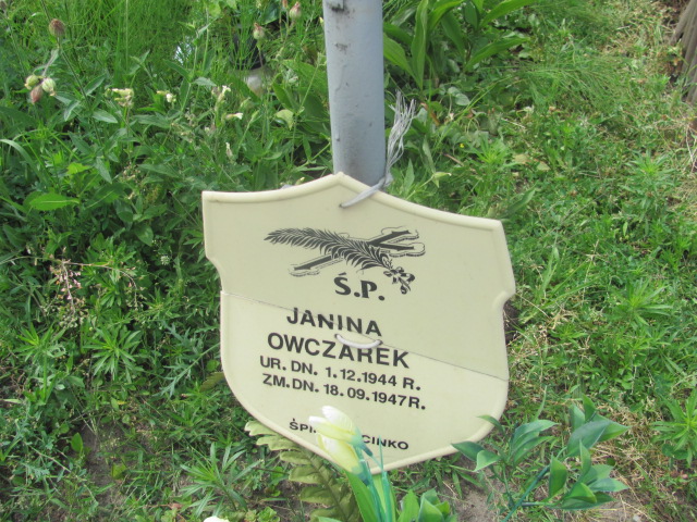 Grób Janina Owczarek