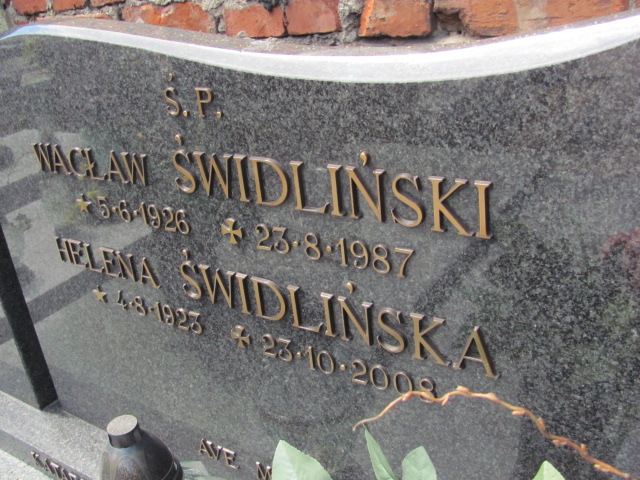 Wacław Świdliński 1926 Zduńska Wola parafia - Grobonet - Wyszukiwarka osób pochowanych