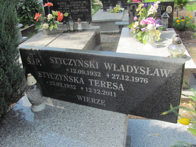 Władysław Styczyński 1932 Zduńska Wola parafia - Grobonet - Wyszukiwarka osób pochowanych