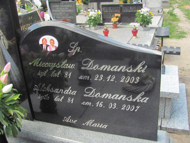 Mieczysław Domański Zduńska Wola parafia - Grobonet - Wyszukiwarka osób pochowanych