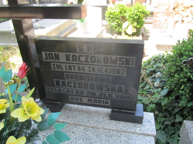 Jan Kaczorowski Zduńska Wola parafia - Grobonet - Wyszukiwarka osób pochowanych