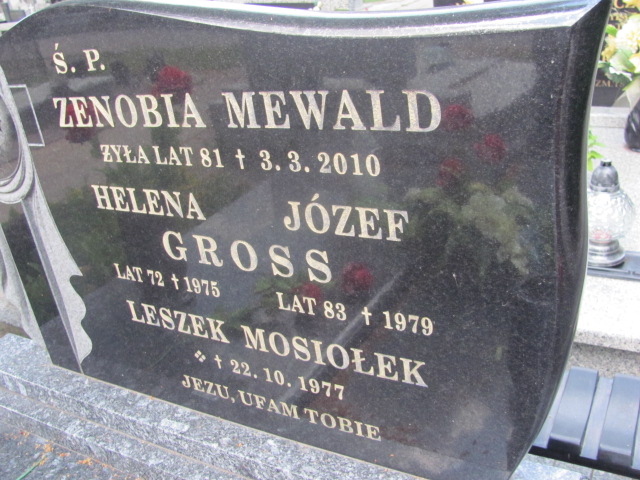 Józef Gross Zduńska Wola parafia - Grobonet - Wyszukiwarka osób pochowanych