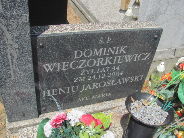 Dominik Wieczorkiewicz Zduńska Wola parafia - Grobonet - Wyszukiwarka osób pochowanych