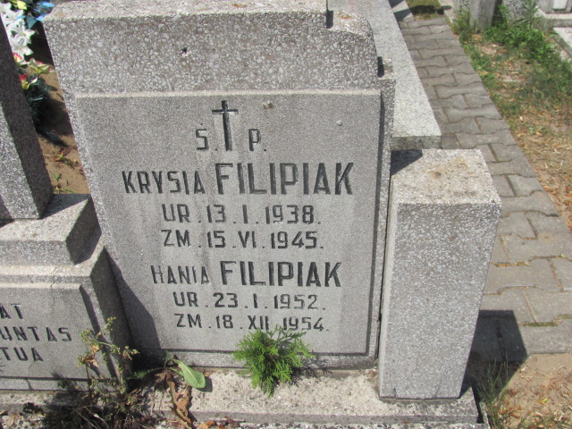 Hanna Filipiak 1952 Zduńska Wola parafia - Grobonet - Wyszukiwarka osób pochowanych