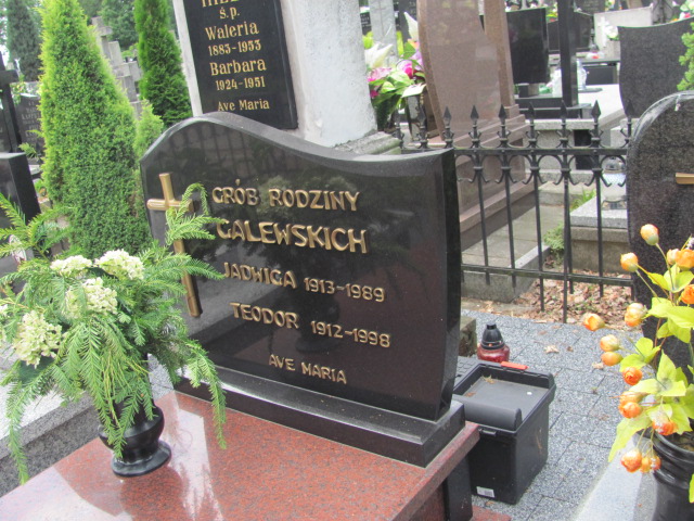 Jadwiga Galewska 1912 Zduńska Wola parafia - Grobonet - Wyszukiwarka osób pochowanych