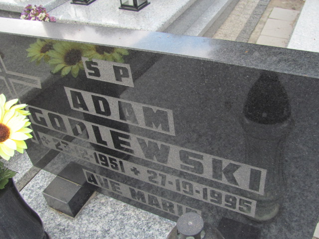 Adam Godlewski 1951 Zduńska Wola parafia - Grobonet - Wyszukiwarka osób pochowanych