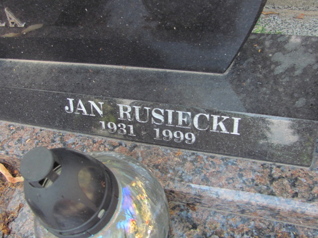Jan Rusiecki 1931 Zduńska Wola parafia - Grobonet - Wyszukiwarka osób pochowanych