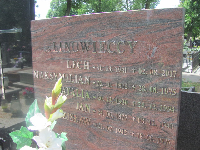 Natalia Linowiecka 1920 Zduńska Wola parafia - Grobonet - Wyszukiwarka osób pochowanych