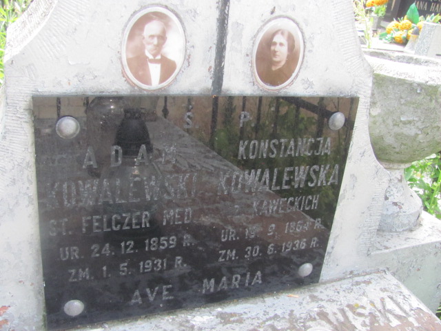 Adam Kowalewski 1859 Zduńska Wola parafia - Grobonet - Wyszukiwarka osób pochowanych