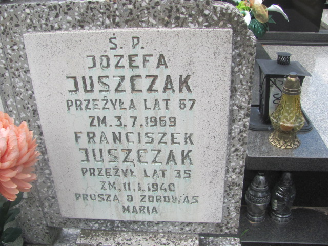 Franciszek Juszczak Zduńska Wola parafia - Grobonet - Wyszukiwarka osób pochowanych