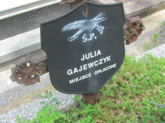 Julia Gajewczyk Zduńska Wola parafia - Grobonet - Wyszukiwarka osób pochowanych