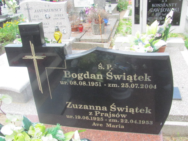 Bogdan Świątek 1951 Zduńska Wola parafia - Grobonet - Wyszukiwarka osób pochowanych
