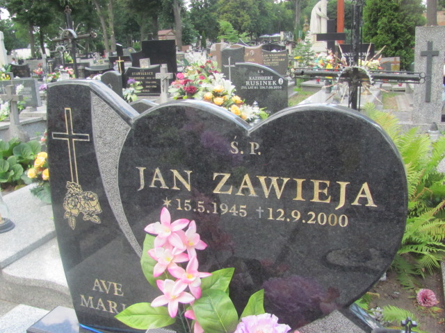 Jan Zawieja 1945 Zduńska Wola parafia - Grobonet - Wyszukiwarka osób pochowanych
