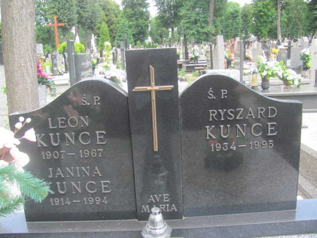 Ryszard Kunce 1933 Zduńska Wola parafia - Grobonet - Wyszukiwarka osób pochowanych