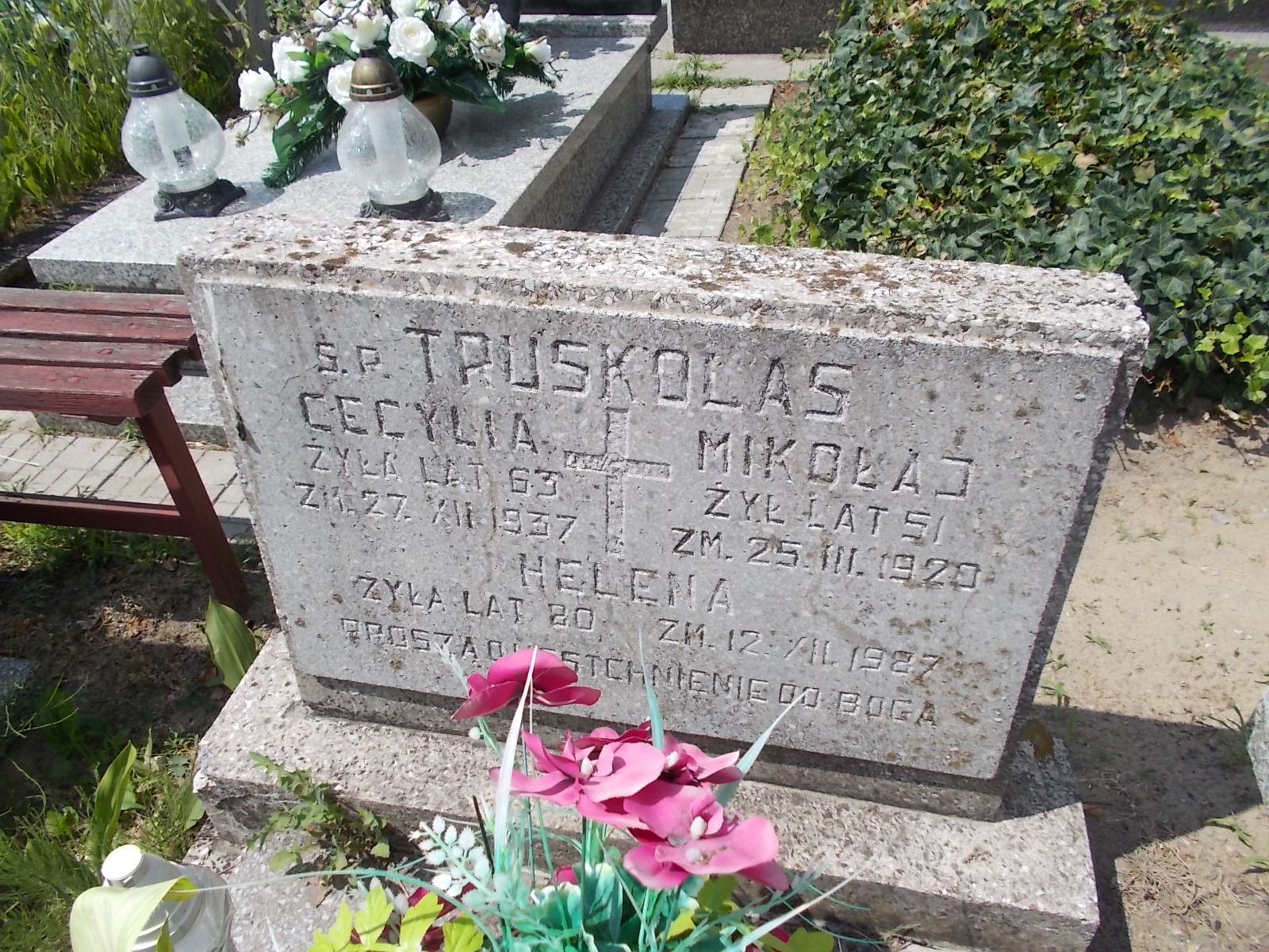 Cecylia Truskolas Zduńska Wola parafia - Grobonet - Wyszukiwarka osób pochowanych