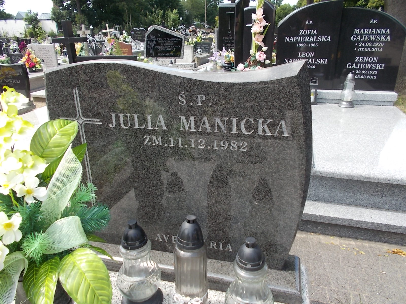 Genowefa Surma 1926 Zduńska Wola parafia - Grobonet - Wyszukiwarka osób pochowanych