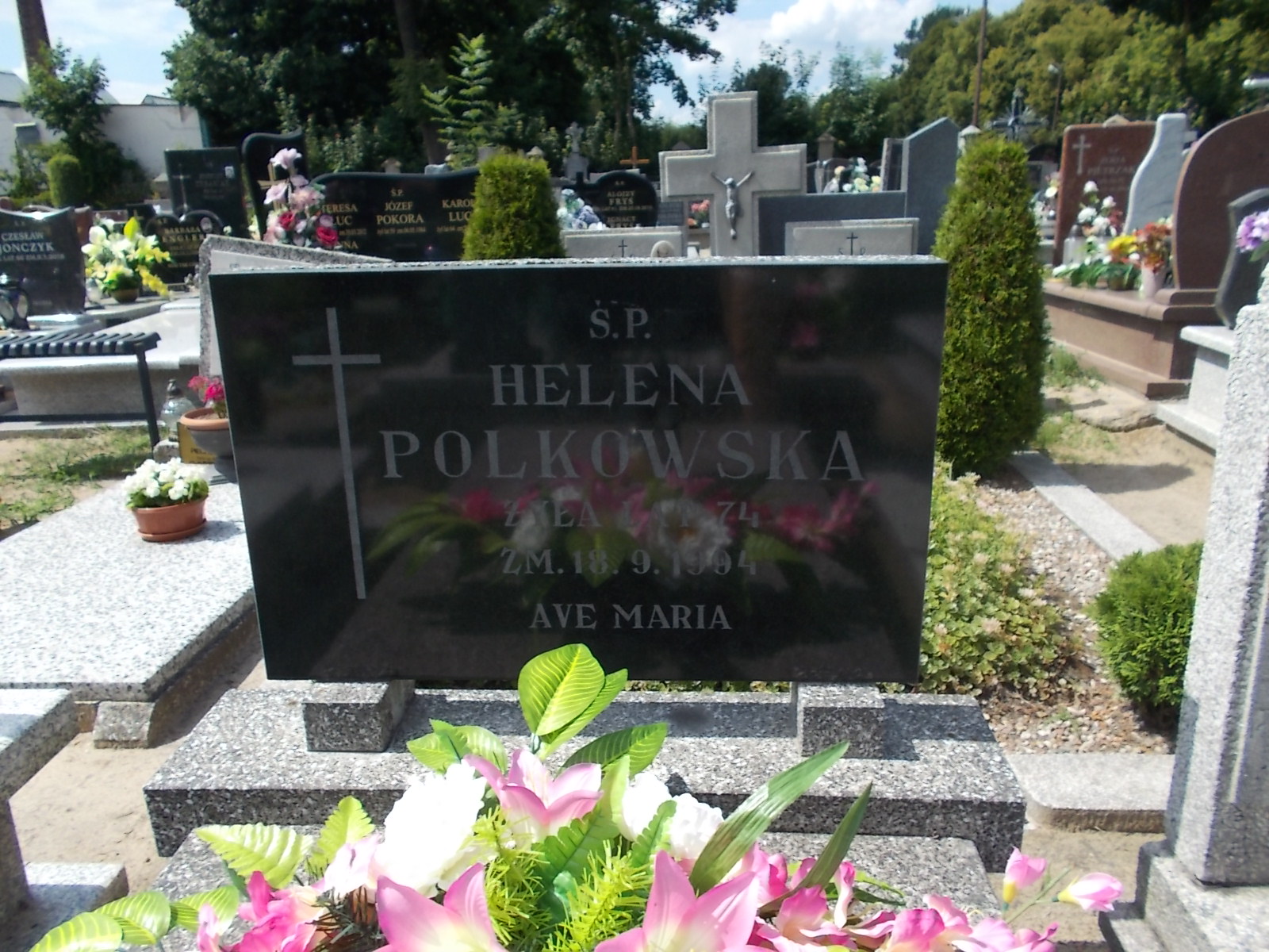 Grób Helena Polkowska