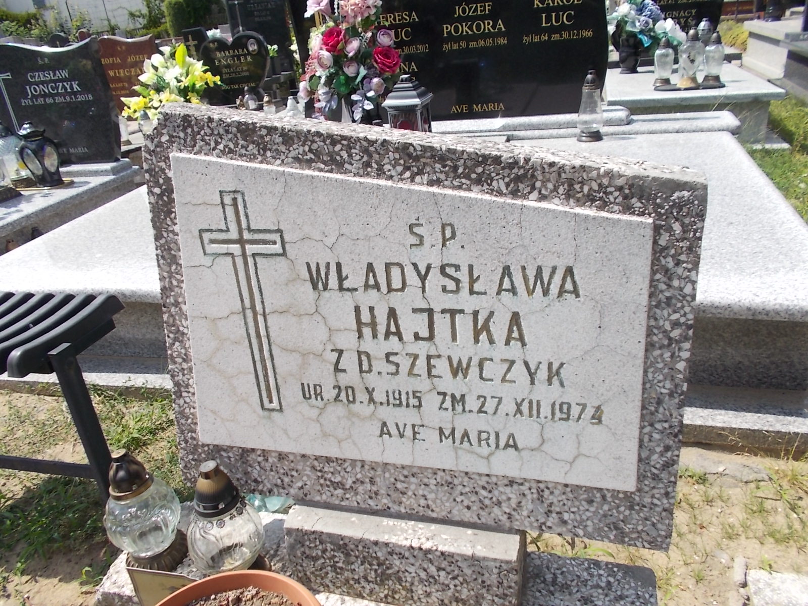 Władysława Hajtka 1915 Zduńska Wola parafia - Grobonet - Wyszukiwarka osób pochowanych