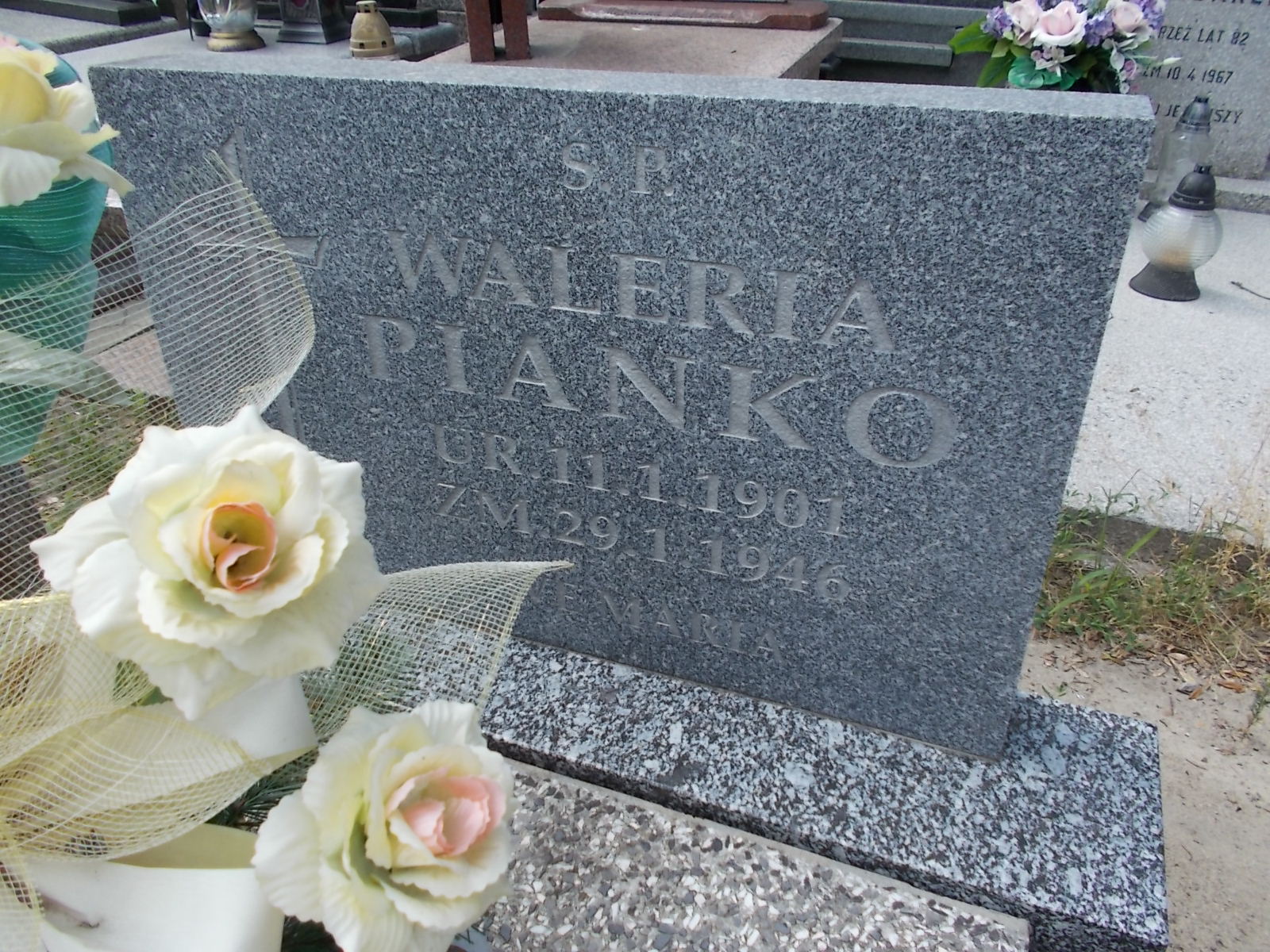 Waleria Pianko 1901 Zduńska Wola parafia - Grobonet - Wyszukiwarka osób pochowanych